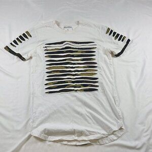 Switch Men’s Camo Distressed Layered Tee Grunge Street Style